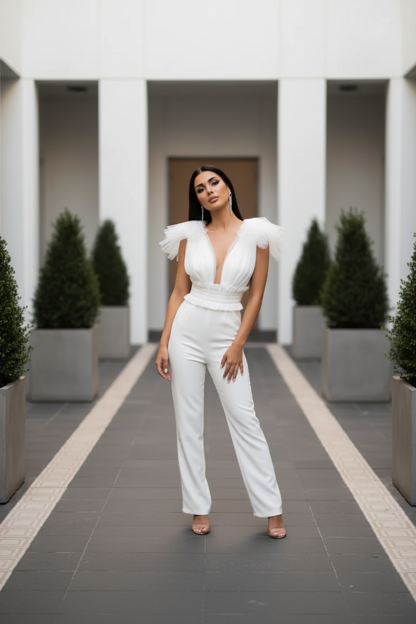 Damla Bride Jumpsuit