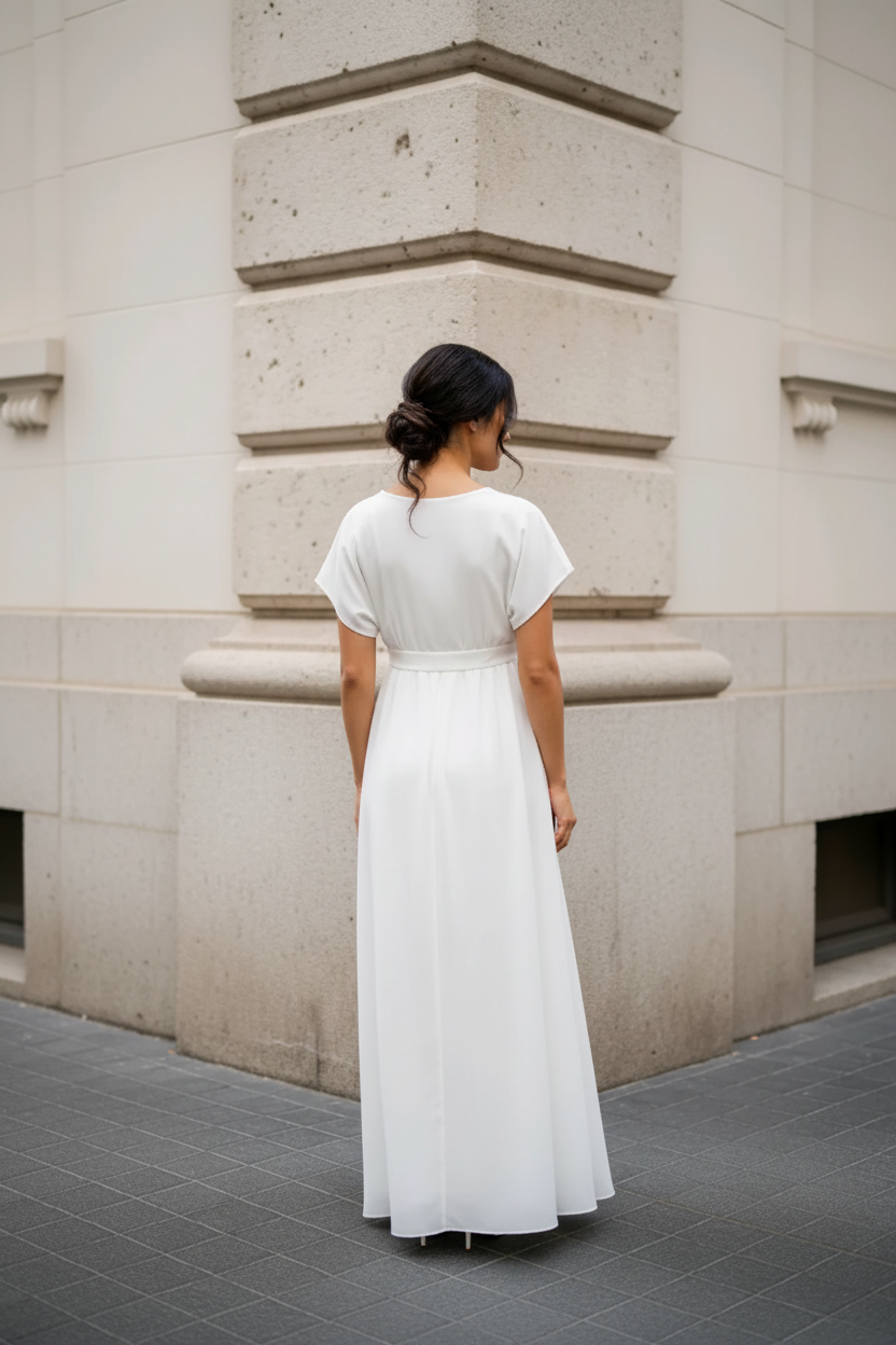 Rochie mireasa gravide Abrienda