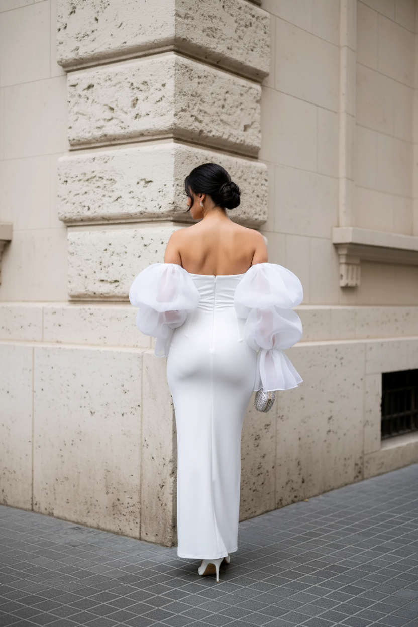 Rochie mireasa gravide Bhavna