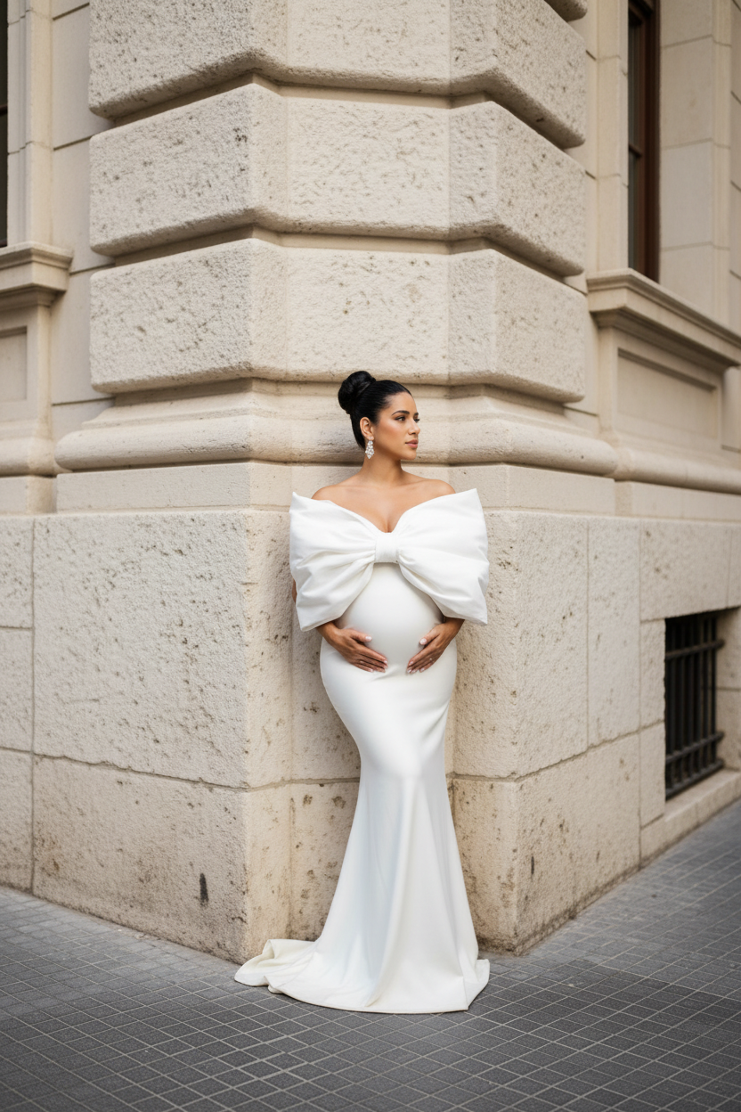 Rochie mireasa gravide Ivy