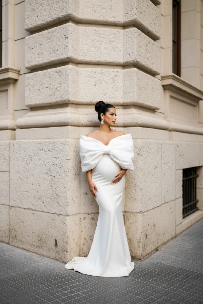 Rochie mireasa gravide Ivy