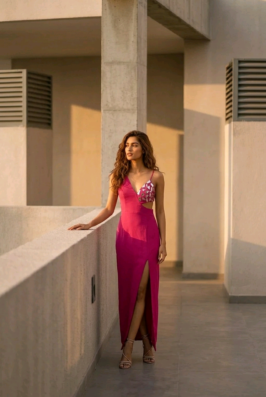Rochie accesorizata cu oglinzi