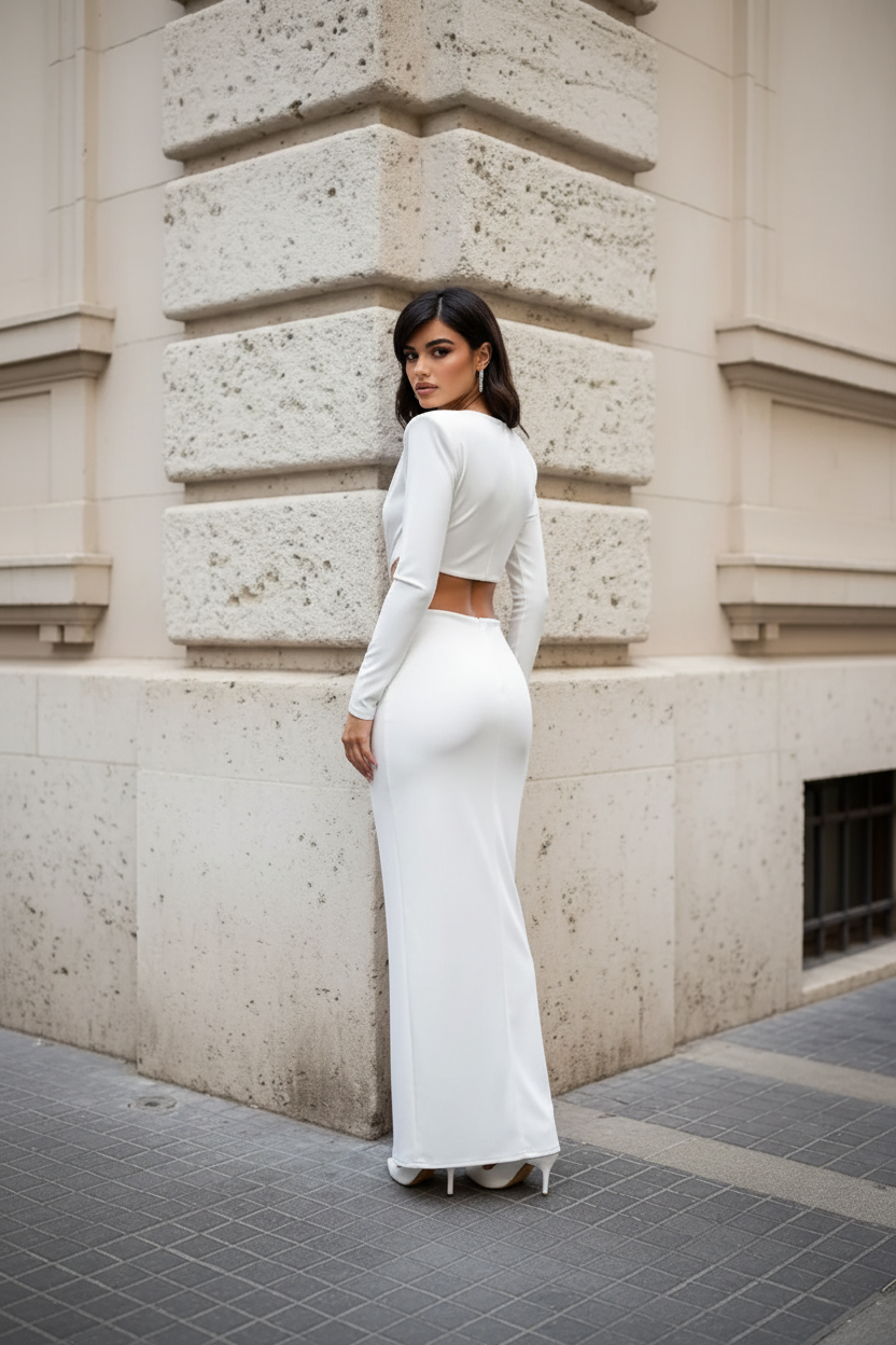 Rochie Lunga Mireasa Amber