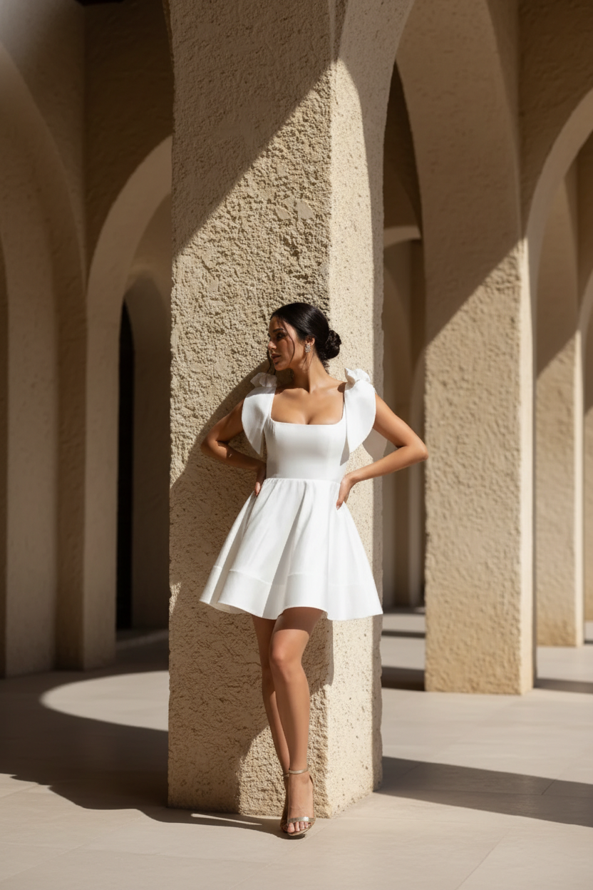 Rochie Scurta Mireasa Karsten