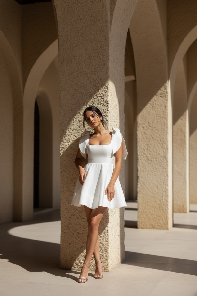 Rochie Scurta Mireasa Karsten