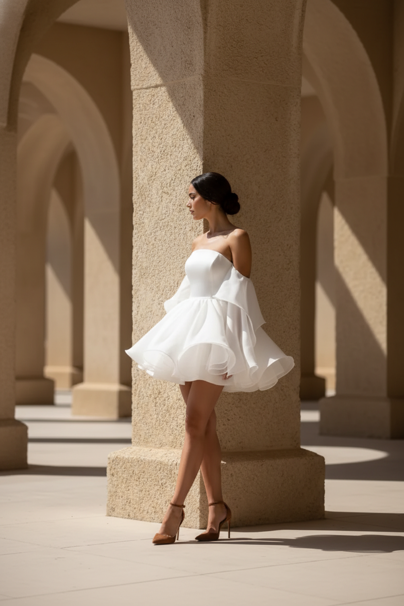 Short Zenaida Bridal Dress