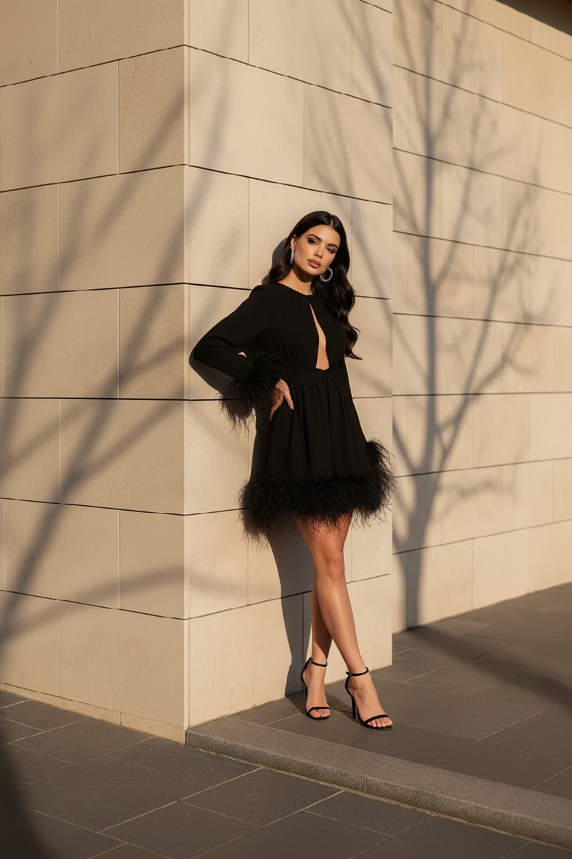 Rochie Scurta Eleganta Kisa