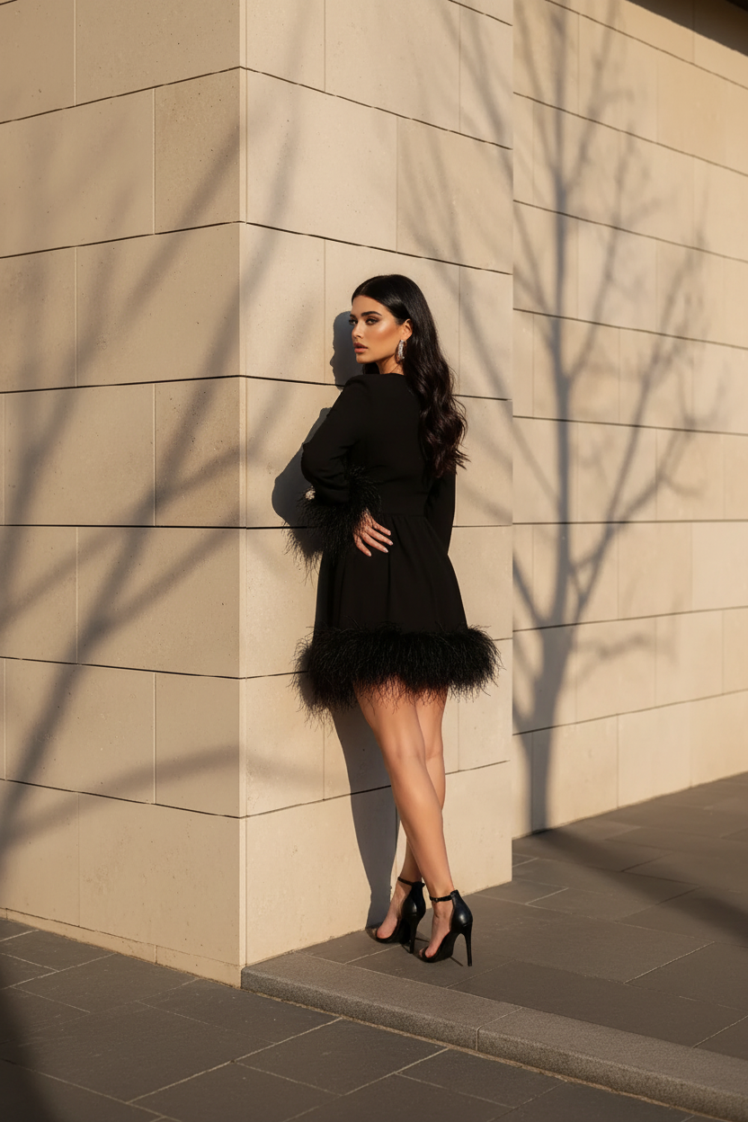 Rochie Scurta Eleganta Kisa