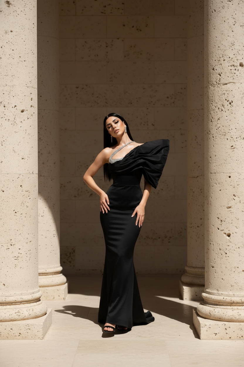 Rochie  lunga accesorizata Afrodita