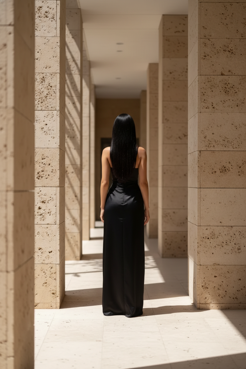 Rochie  lunga  cu bretele Aliaya