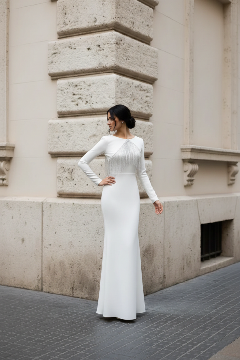 Rochie Lunga Mireasa Feng