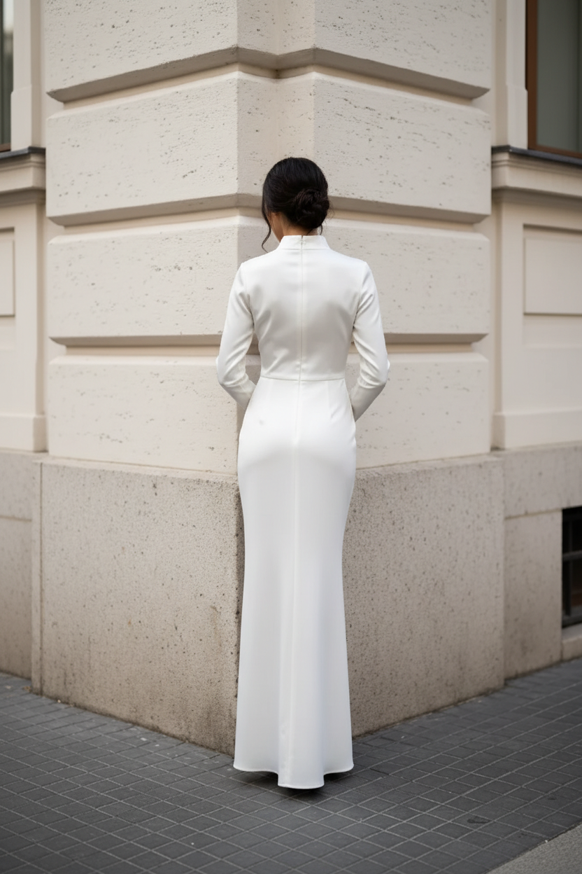 Okena Long Bridal Dress