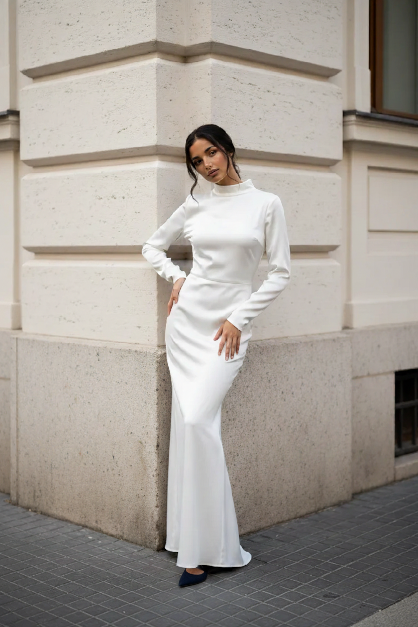 Okena Long Bridal Dress