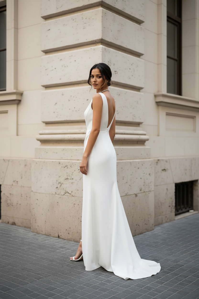 Saidi Long Bridal Dress