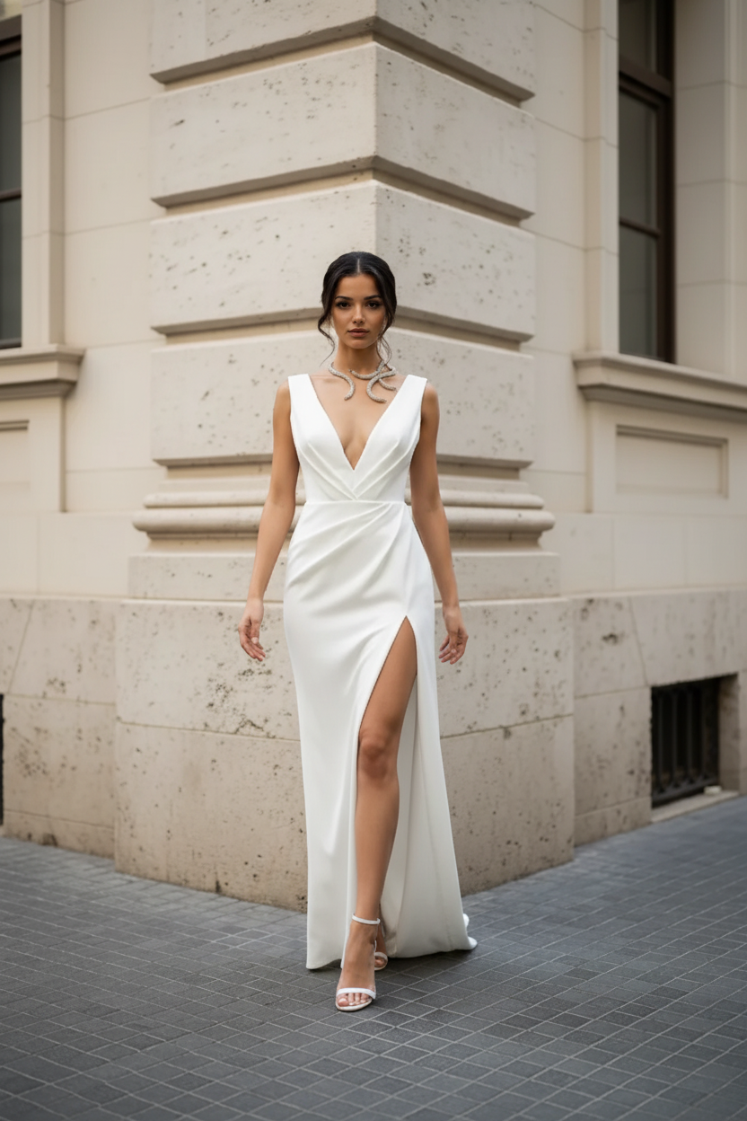 Saidi Long Bridal Dress