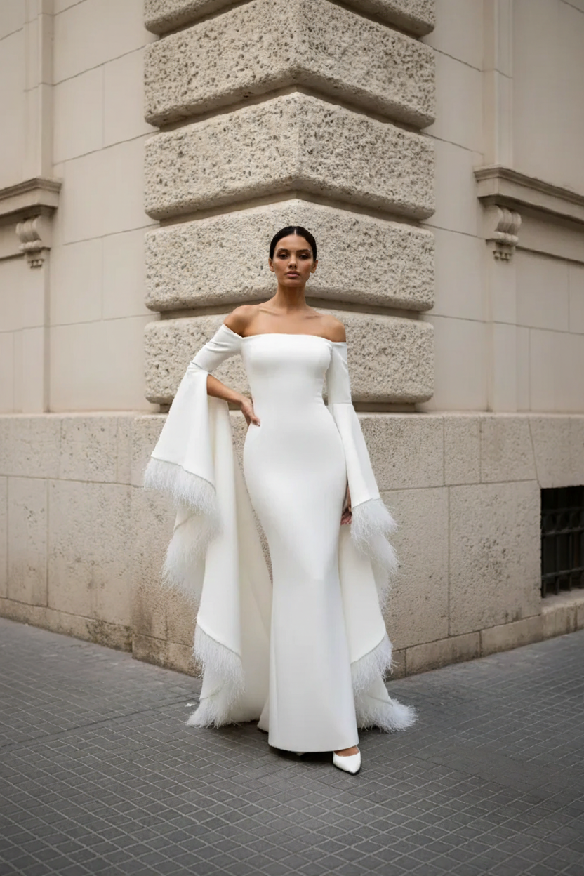 Rochie Lunga Mireasa Aryan