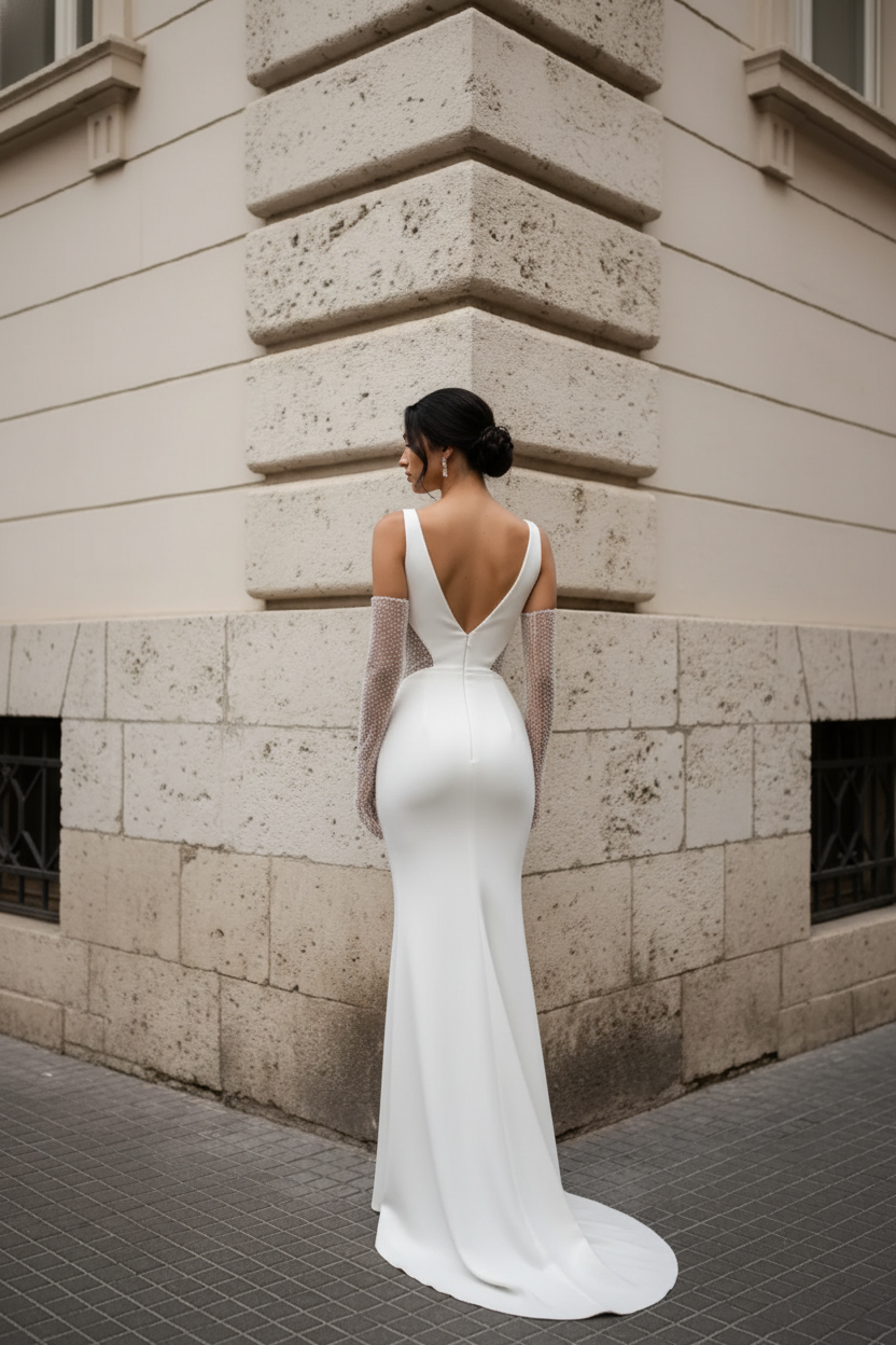 Gilda Long Bridal Dress