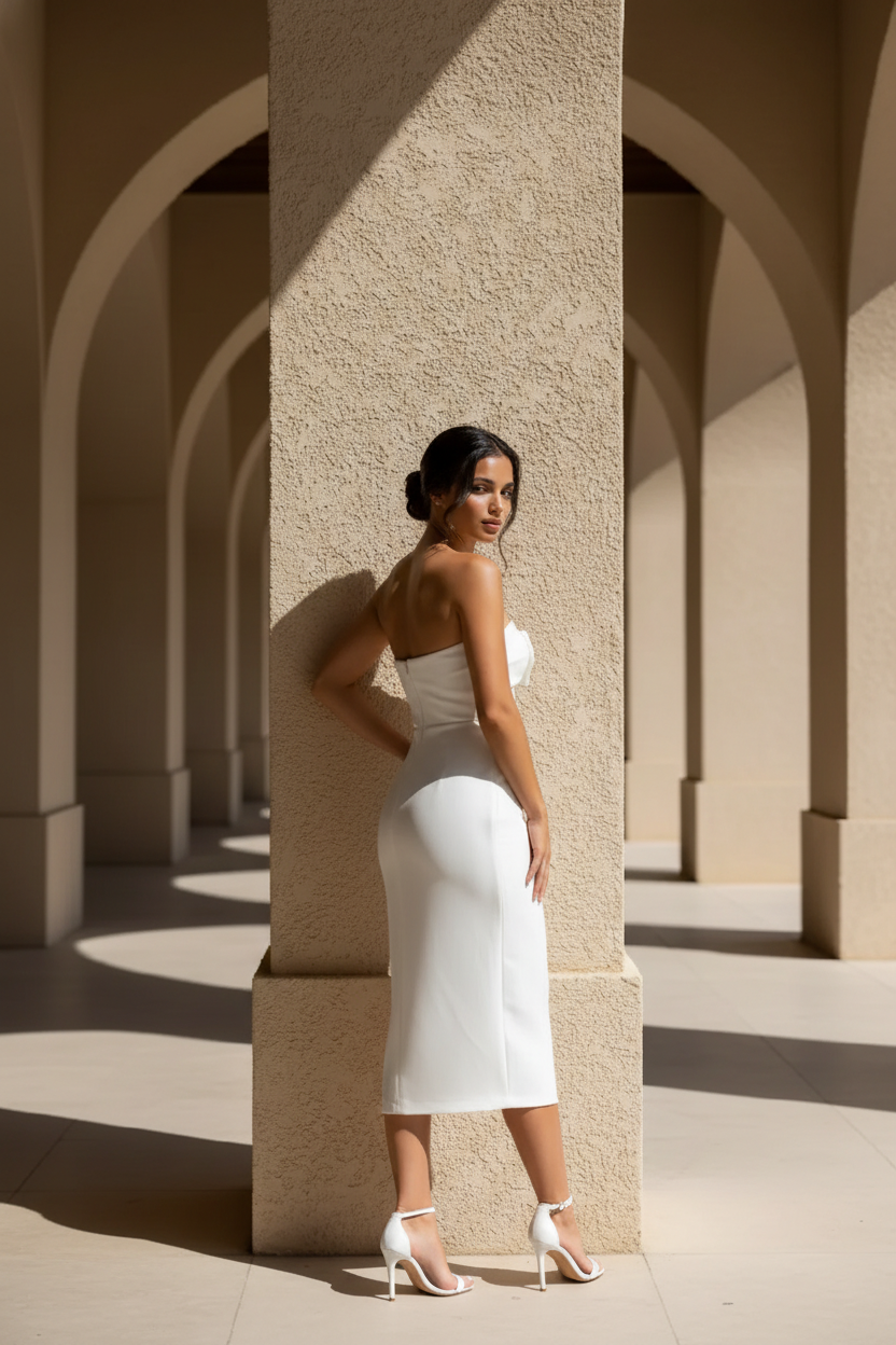 Short Dress Bride Amena