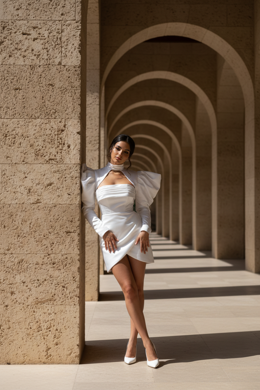 Short Wedding Dress Linette