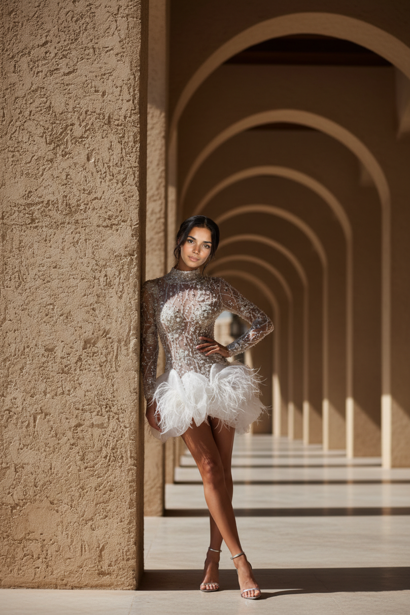 Short Dress Bride Sara