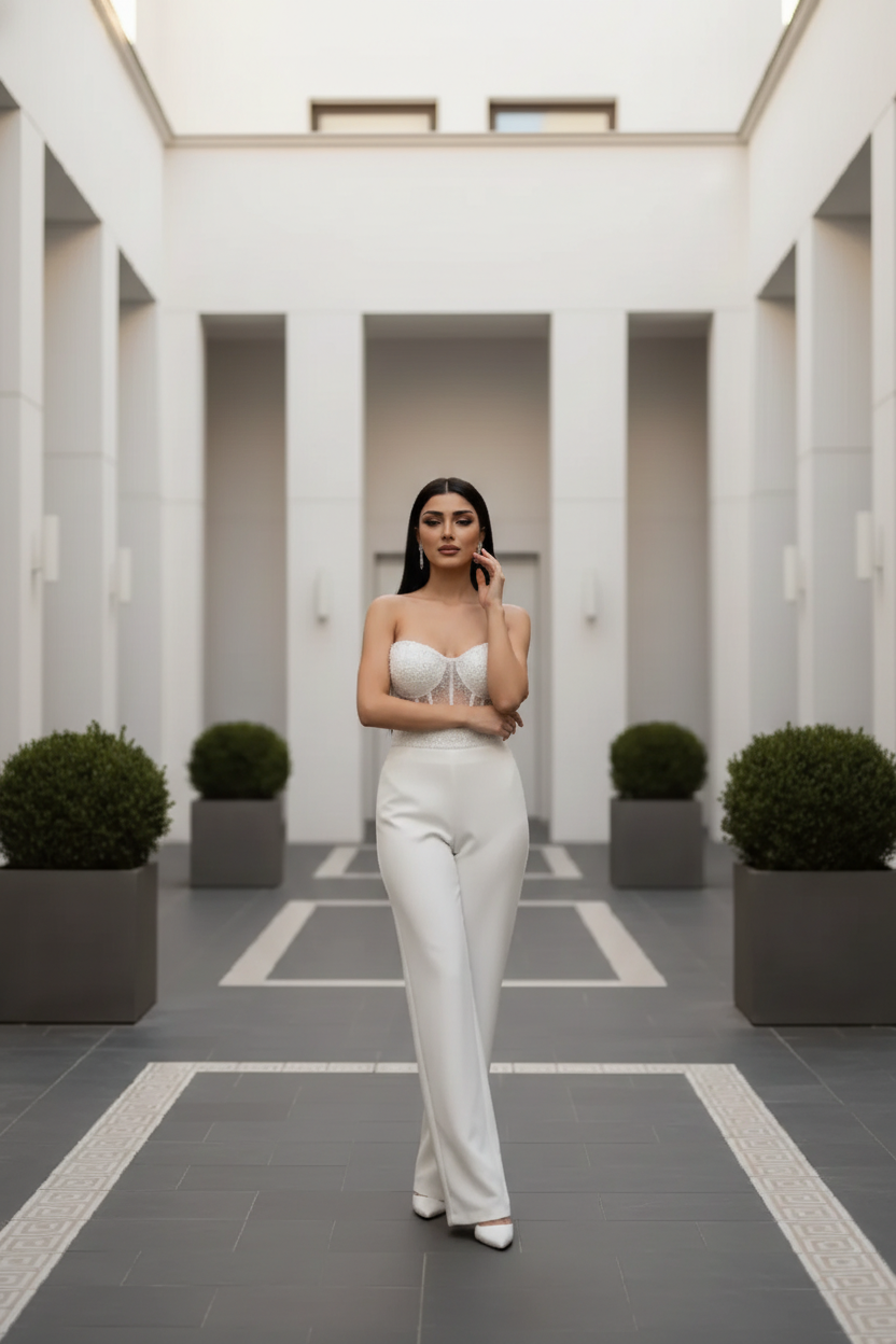 Christabel Bridal Jumpsuit