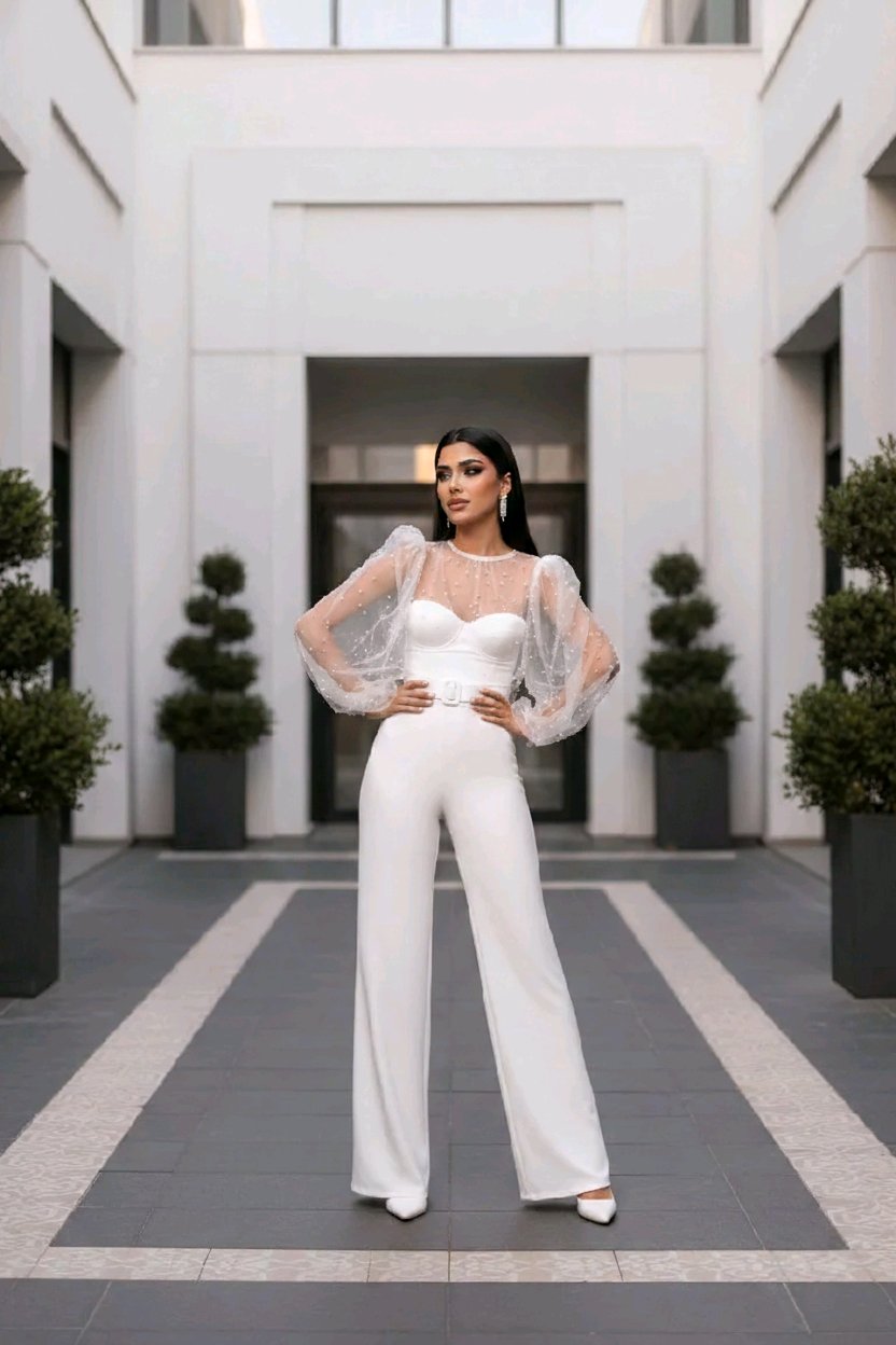 Thelma Bridal Jumpsuit