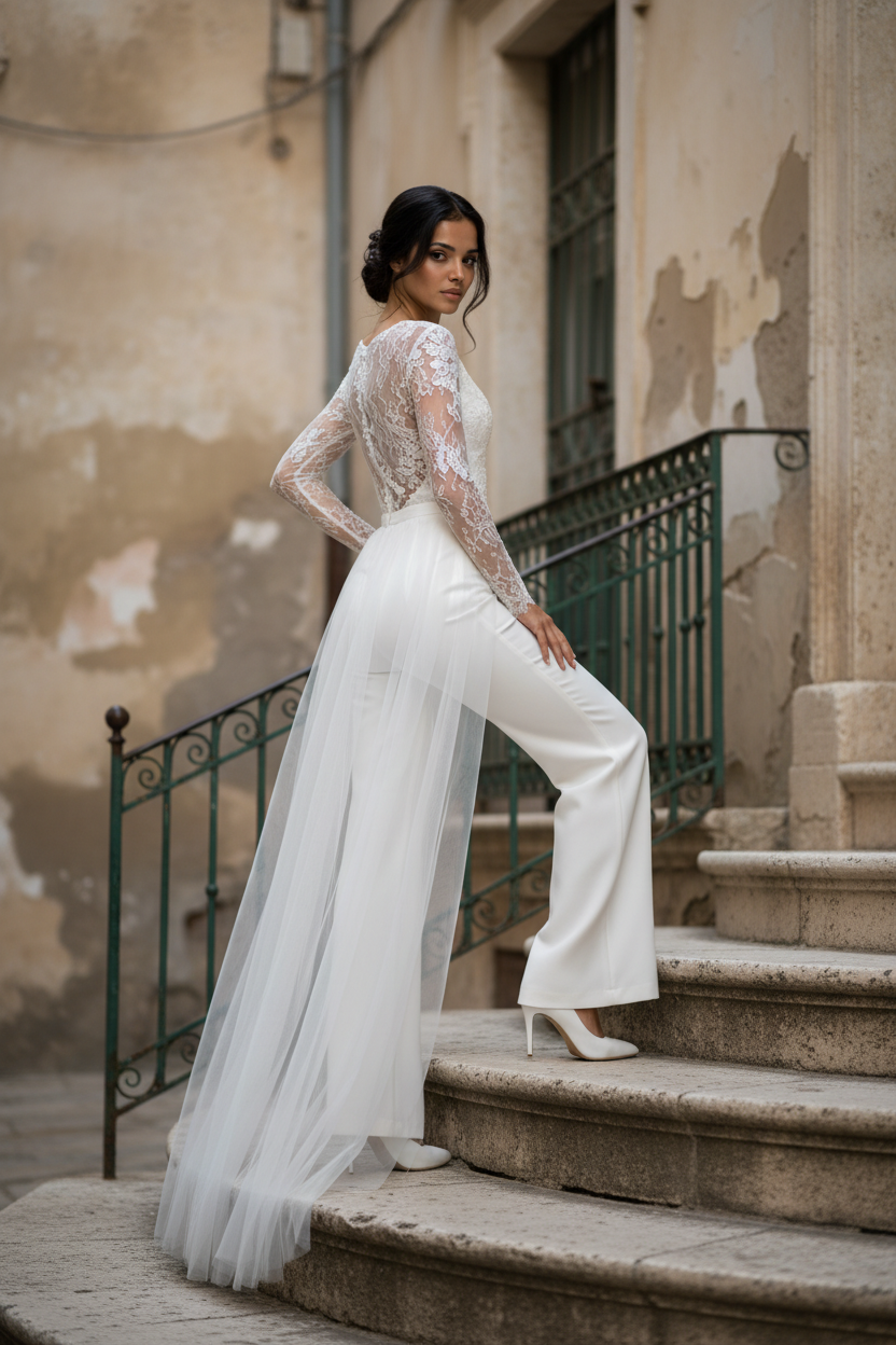 Trena detasabila din tulle