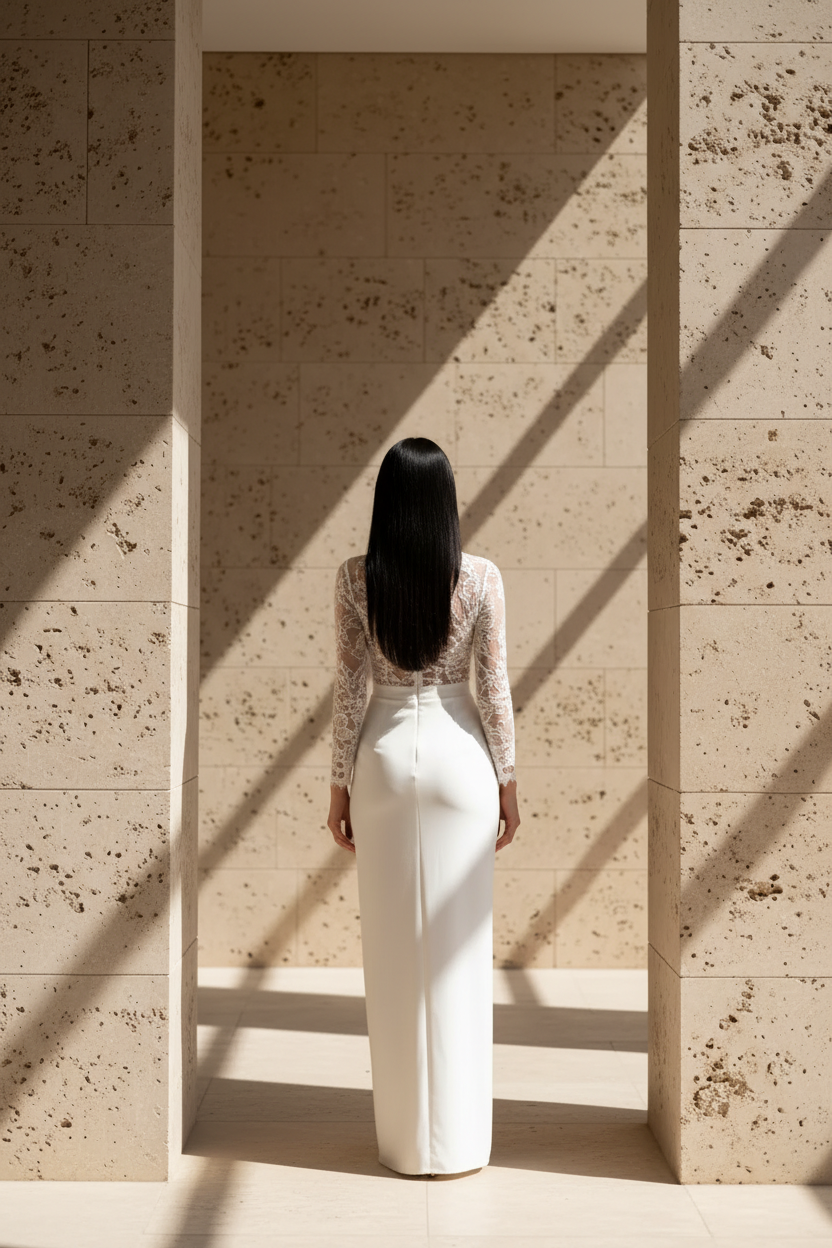 Rochie Lunga Mireasa Alcyone