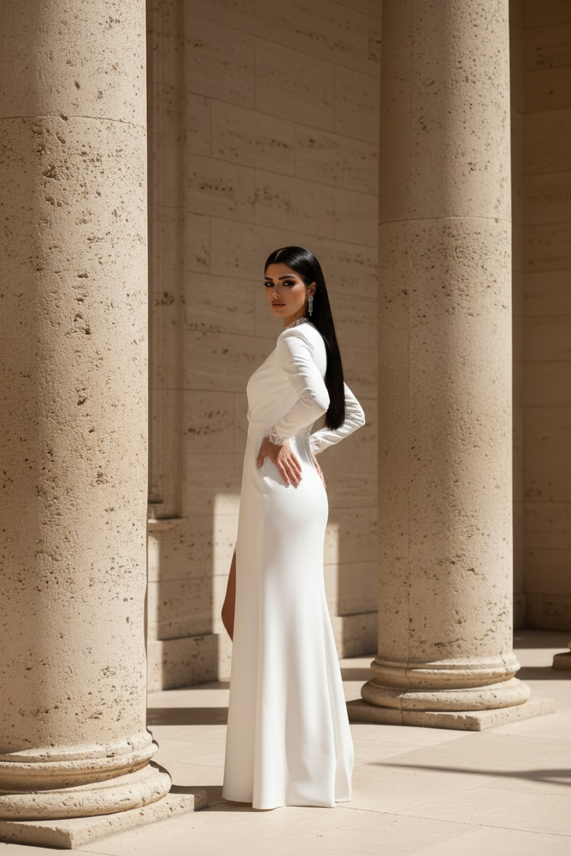 Rochie Lunga Mireasa Iselin